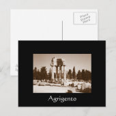 Carte Postale Les ruines antiques (Devant / Derrière)