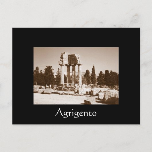 Carte Postale Les ruines antiques (Devant)