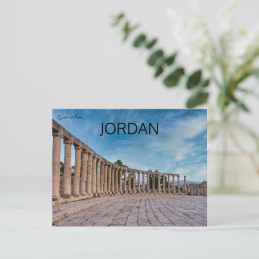 Carte Postale Les Ruines de Jerash Jordanie (Debout devant)