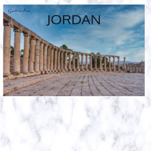 Carte Postale Les Ruines de Jerash Jordanie