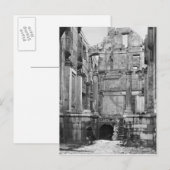 Carte Postale Les ruines de la Cour des Comptes (Devant / Derrière)