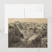 Carte Postale Les ruines de la piscine de Bethesda à Jérusalem (Devant / Derrière)