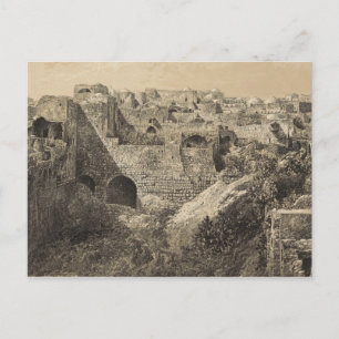 Carte Postale Les ruines de la piscine de Bethesda à Jérusalem