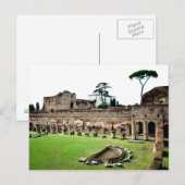 Carte Postale Les ruines de Rome (Devant / Derrière)