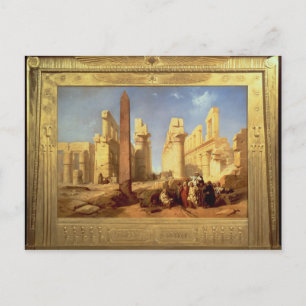Carte Postale Les ruines du Palais de Karnak à Thèbes
