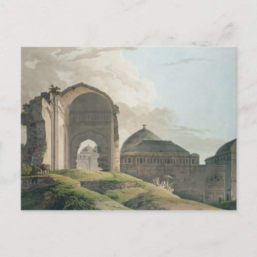 Carte Postale Les ruines du Palais de Madurai, 1798 (Devant)