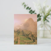 Carte Postale Les ruines incanes à la base de Machu Picchu dans (Debout devant)