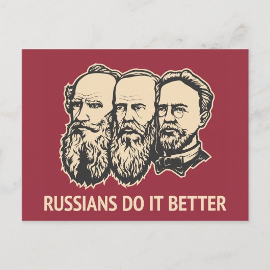 Carte Postale Les Russes le font mieux (Devant)