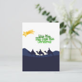 Carte Postale Les Sages Cherchent Encore Noël (Debout devant)