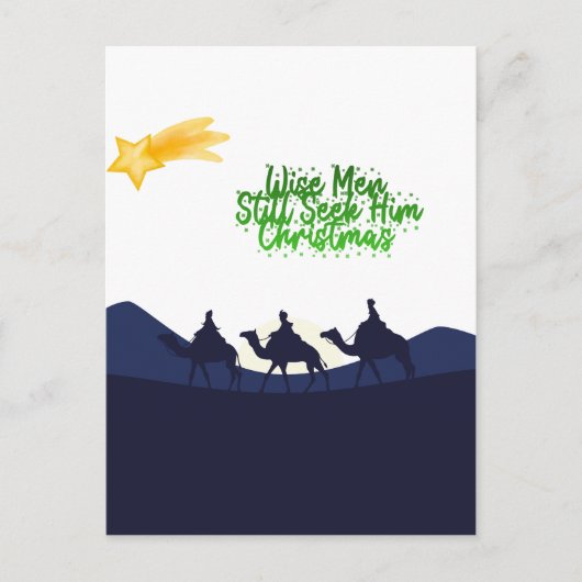 Carte Postale Les Sages Cherchent Encore Noël (Devant)