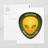 Carte Postale Les sages-femmes sont aussi des gens (Devant / Derrière)