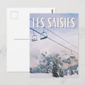 Carte Postale Les Saisies Station de ski  (Devant / Derrière)