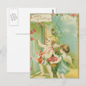 Carte Postale Les salutations de l'amour (Devant / Derrière)