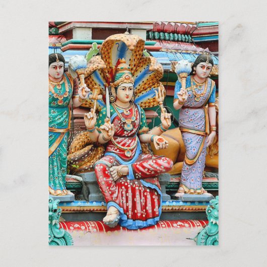 Carte Postale Les sculptures de temples (Devant)