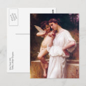 Carte Postale Les secrets de l'amour de Bouguereau (Devant / Derrière)