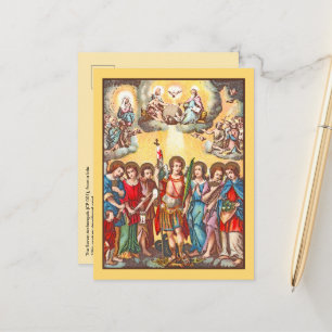 Carte Postale Les Sept Archanges (CP 001; Chromolithographe