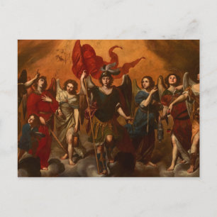 Carte Postale Les sept archanges par Massimo Stanzione