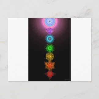 Carte Postale Les Sept Chakras