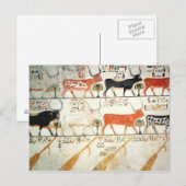 Carte Postale Les sept vaches célestes et le taureau sacré (Devant / Derrière)