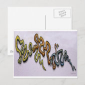 Carte Postale Les serpents (Devant / Derrière)