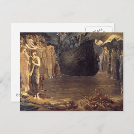 Carte Postale Les sirènes (Devant / Derrière)