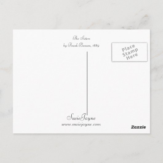 Carte Postale Les Sœurs (Dos)