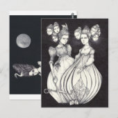 Carte Postale Les Soeurs de l'cadenas et le Nightbird (Devant / Derrière)