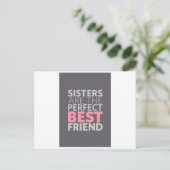 Carte Postale Les soeurs sont les meilleurs amis (Debout devant)