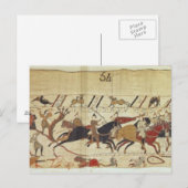 Carte Postale Les soldats anglais et français se rangent côte à  (Devant / Derrière)