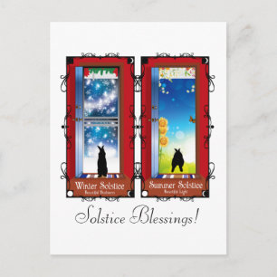 CARTE POSTALE LES SOLSTICES