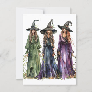 Carte Postale Les Sorcières Trois