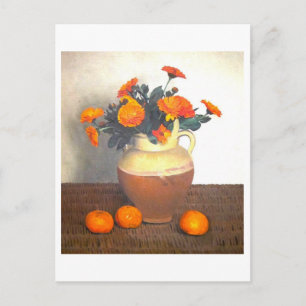 Carte Postale Les Souci et Tangerines de Félix Vallotton (1924)