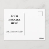 Carte Postale Les souhaits chauds d'or et de rouge du Texas (Dos)