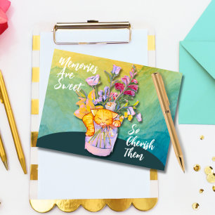 Carte Postale Les souvenirs sont doux, alors chérissez-les