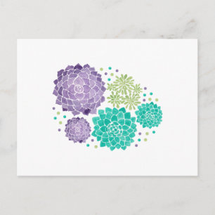 Carte Postale Les succulents