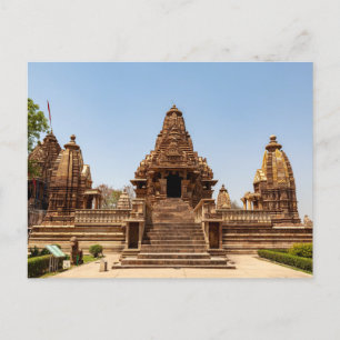 Carte Postale Les temples de Khajuraho dans le Madhya Pradesh, I
