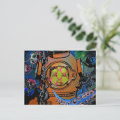 Carte postale "Les temps difficiles pour l'Aquanau (Debout devant)