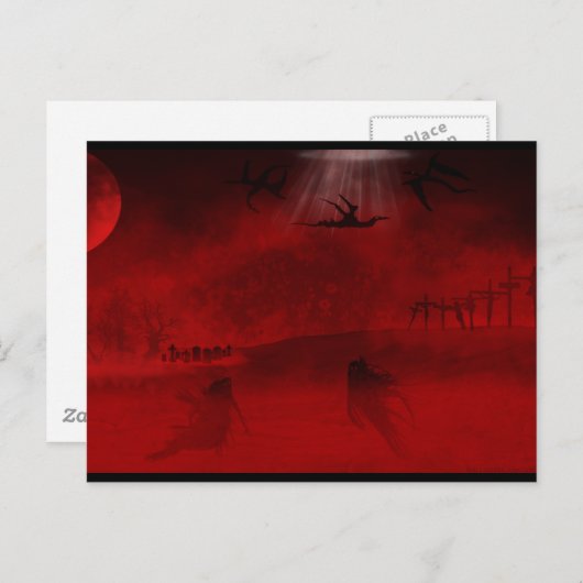 Carte Postale Les terres désolées de l'enfer (Devant / Derrière)