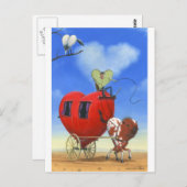 Carte Postale Les Terres du Coeur (Devant / Derrière)