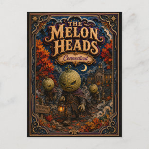 Carte Postale Les Têtes de Melon Légendes Popcut du Connecticut