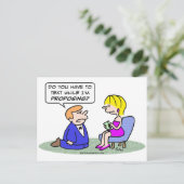 Carte Postale Les textes de filles tandis que le gars propose. (Debout devant)