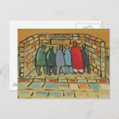 CARTE POSTALE LES TOILETTES PUBLIQUES (Devant / Derrière)