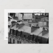 Carte Postale Les toits de Paris (Devant / Derrière)