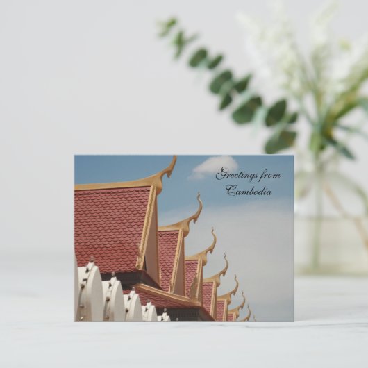 Carte Postale les toits de phnom penh (Debout devant)