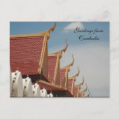 Carte Postale les toits de phnom penh (Devant)