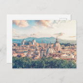 Carte Postale Les toits de Rome (Devant / Derrière)