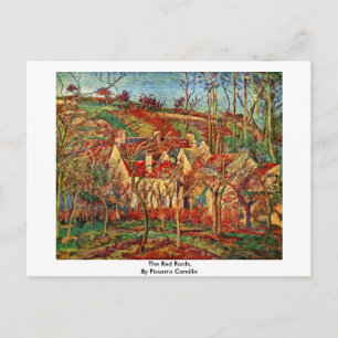 Carte Postale Les Toits Rouges, De Pissarro Camille