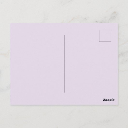 Carte Postale Les tons de marbre violet (Dos)