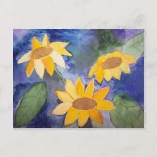 Carte Postale Les tournesols
