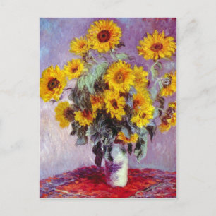 Carte Postale Les tournesols Monet